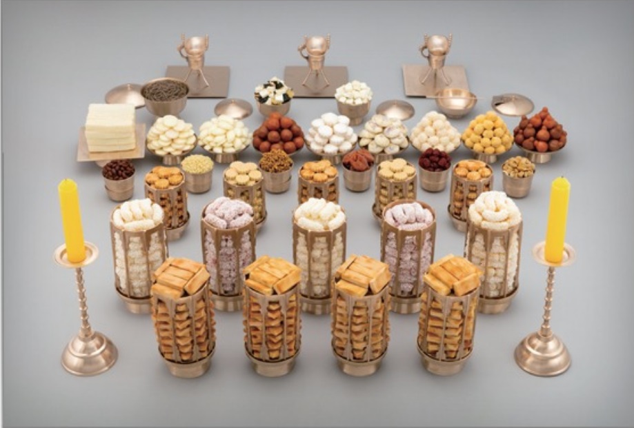 ▲왕릉 제향 상차림 (국립고궁박물관)