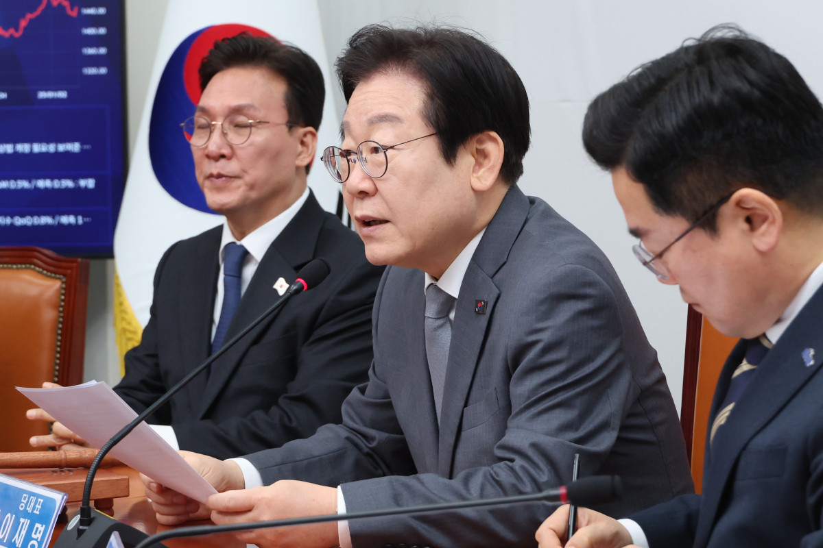 ▲더불어민주당 이재명 대표가 31일 서울 여의도 국회에서 열린 최고위원회의에서 발언하고 있다. (사진=연합뉴스)