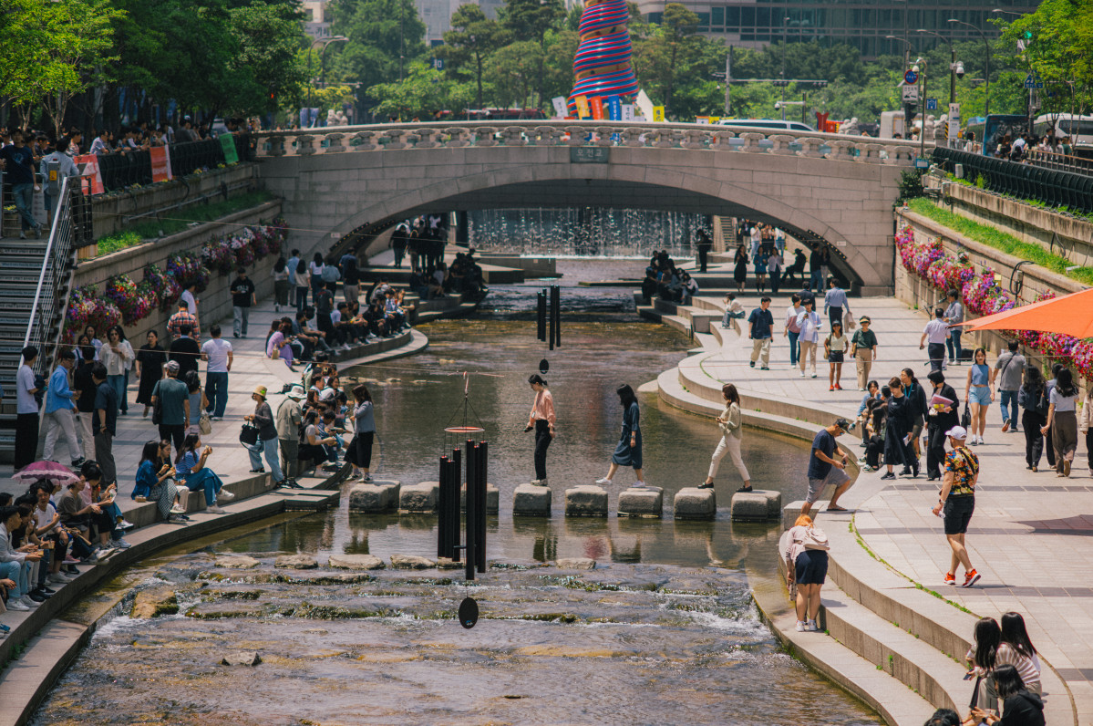 ▲청계천 전경. (사진제공=서울시)
