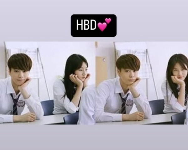 ▲김새론 문빈(사진=김새론 SNS)