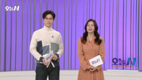 ▲'오늘N' MC 아나운서(사진=MBC 방송화면 캡처)
