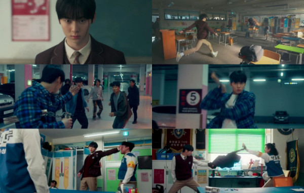 ▲'스터디그룹' 황민현(사진=티빙 캡처)