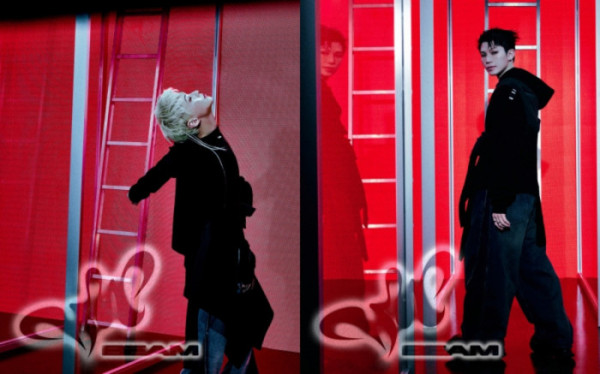 ▲호시X우지 첫 오피셜 포토(사진제공=플레디스)