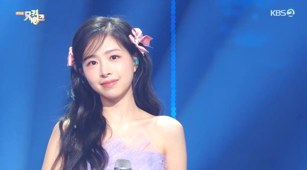 ▲'뮤직뱅크' 김채원(사진제공=KBS2)