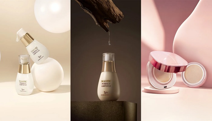 ▲에이아이부스터의 AI비쥬얼크래프트로 제작된 프롬바이오코스메틱 제품 키 비주얼 콘텐츠 (에이아이부스터 제공)