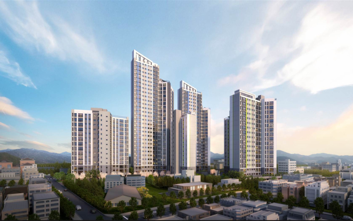 ▲‘용인 에버랜드역 칸타빌’ 투시도