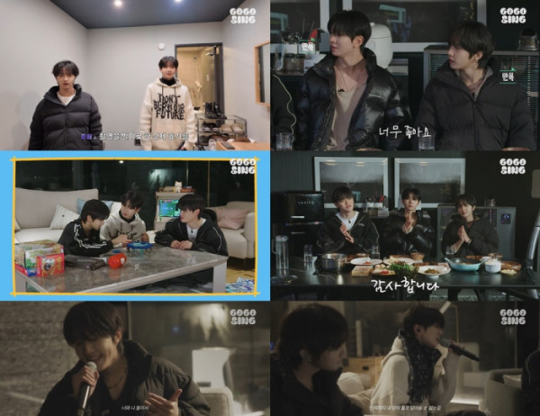 ▲'프로젝트 7' 김정민X정세윤(사진 = 유튜브 채널 '고고씽 GOGOSING' 화면 캡처)