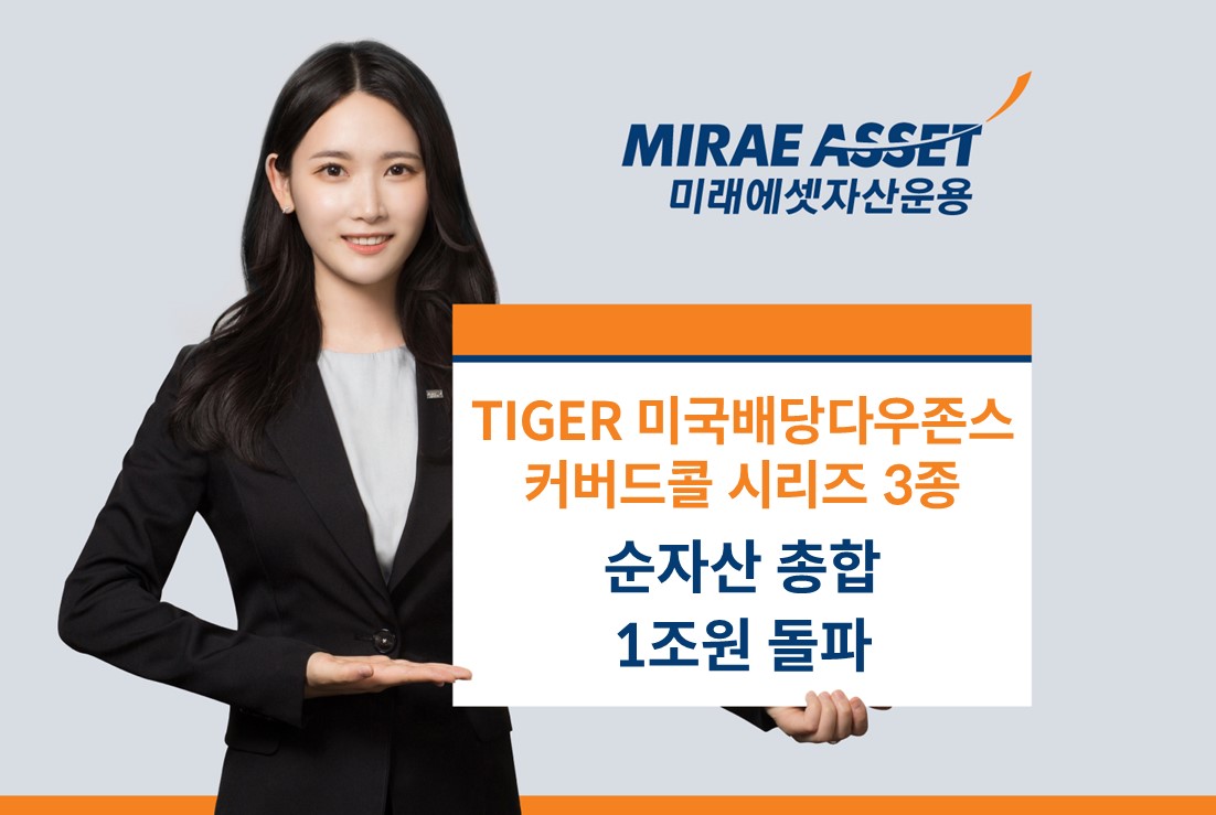 ‘TIGER 미국배당다우존스커버드콜’ 시리즈 순자산 1조 돌파