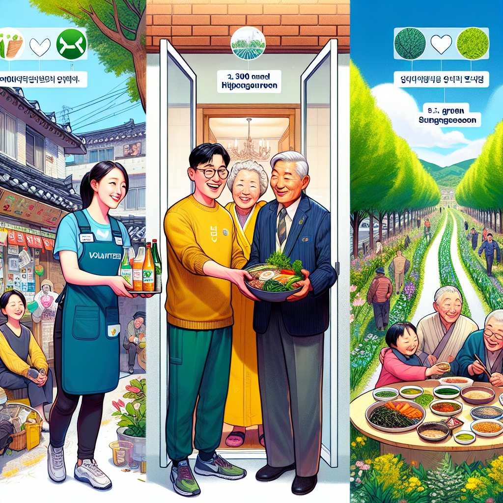 ▲용인특례시에서 지역마다 이루어지는 활기찬 커뮤니티 장면 (김재학 기자·오픈AI 달리)