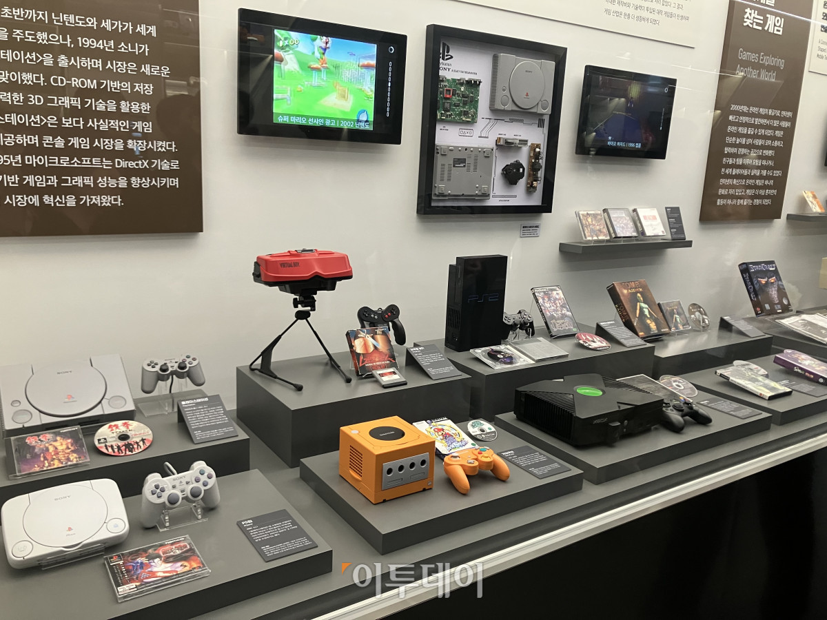 ▲넷마블 게임박물관에는 2130여 점의 게임 소장품이 전시돼있다.  (임유진 기자 newjean@)