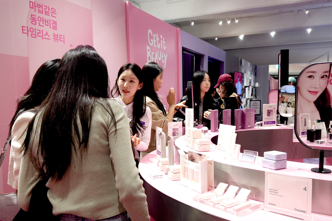 ▲성수동에서 열린 ‘컴온스타일 쇼케이스 팝업스토어'. (사진제공=CJ온스타일)