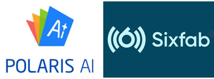 ▲(왼쪽부터) 폴라리스AI CI, Sixfab CI (사진=폴라리스AI) 