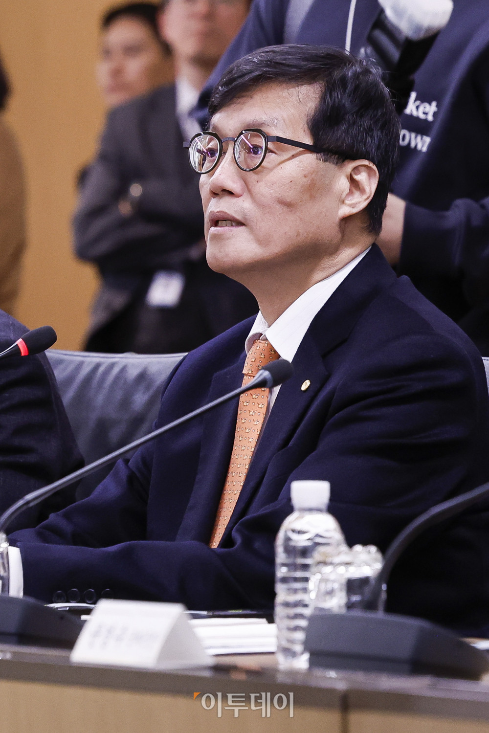 ▲이창용 한국은행 총재가 22일 서울 중구 한국은행에서 열린 경제상황 점검 및 현안 논의에서 모두발언 하고 있다. 조현호 기자 hyunho@ (이투데이DB)