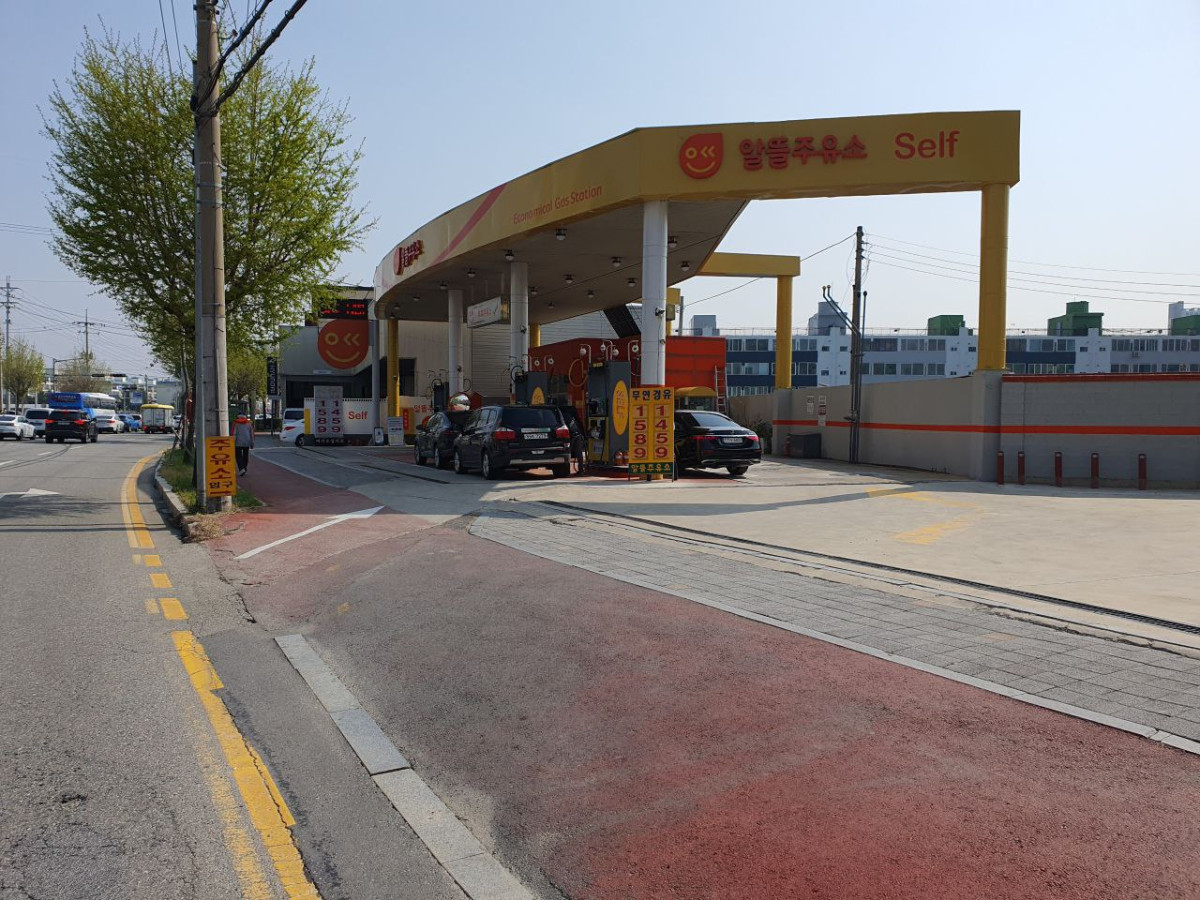 ▲청주에 있는 부자주유소 전경 (사진제공=한국석유공사)