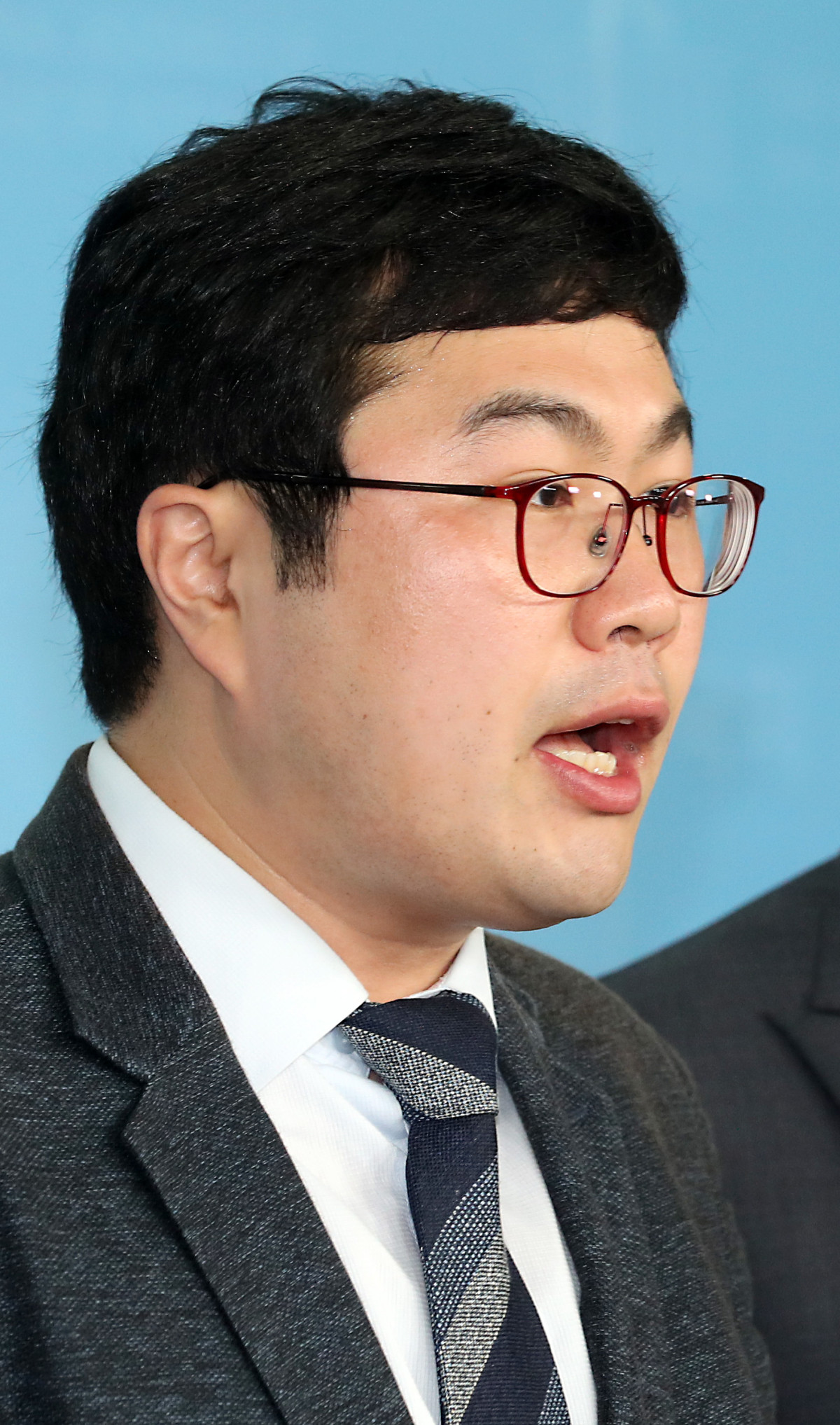 ▲조용술 김문수 캠프 대변인. (사진제공=뉴시스)