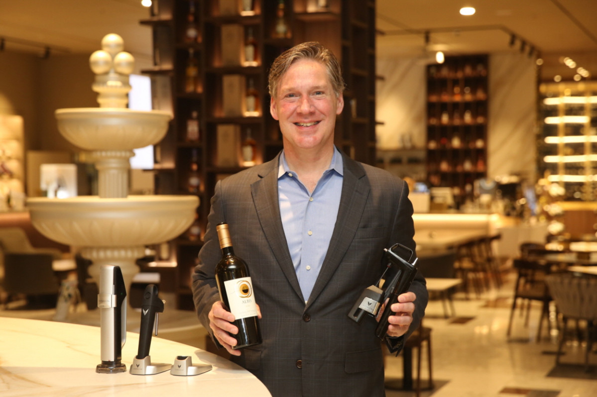 ▲그레그 람브레트(Greg Lambrecht) 코라빈 창립자이자 최고경영자(CEO)가 방한했다. (사진제공=아영FBC)