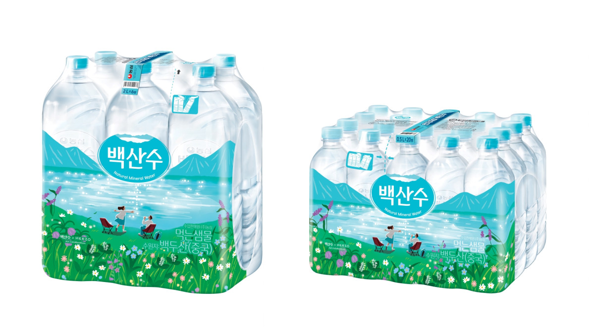 ▲농심 백산수 아트 컬래버레이션 패키지 (사진제공=농심)