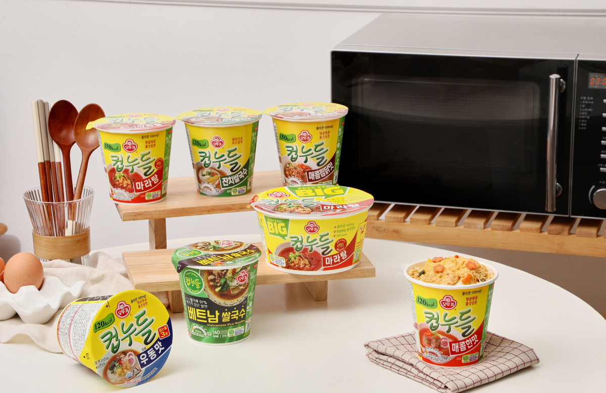 ▲오뚜기 '컵누들' 제품 라인업 (사진제공=오뚜기)