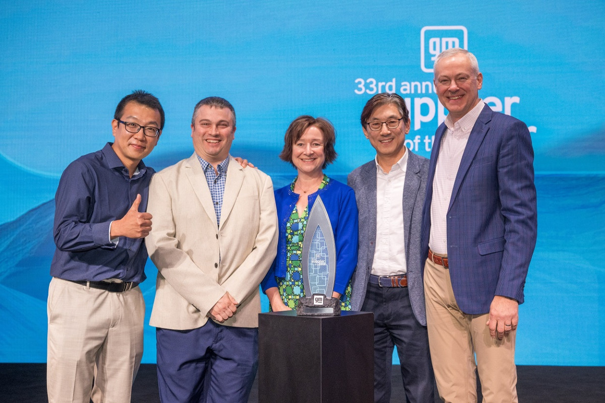 ▲제너럴모터스(GM) ‘2024 올해의 우수 협력사’ HL만도 기념 사진.
 (사진=HL만도)