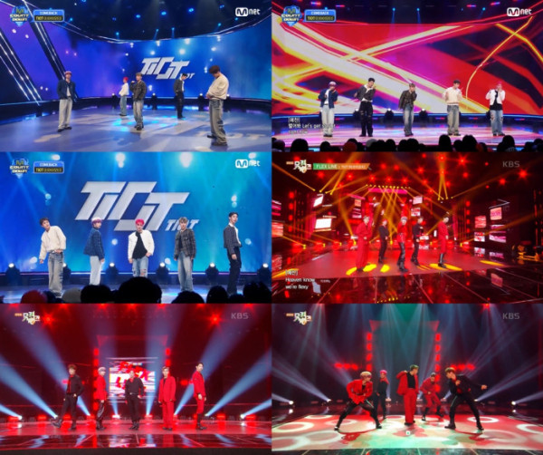 ▲티아이오티(TIOT)(사진 = Mnet '엠카운트다운', KBS2 '뮤직뱅크' 방송 화면 캡처)