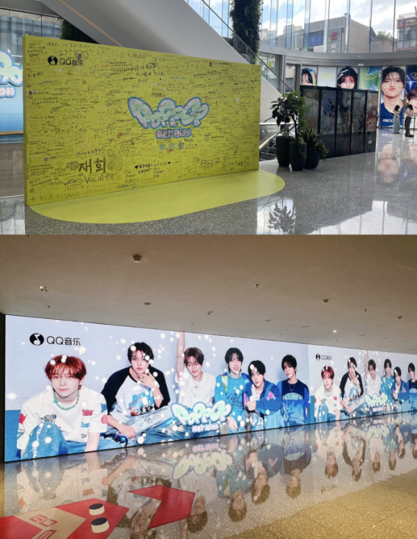 ▲NCT WISH 중국 팝업(사진제공=SM엔터테인먼트)