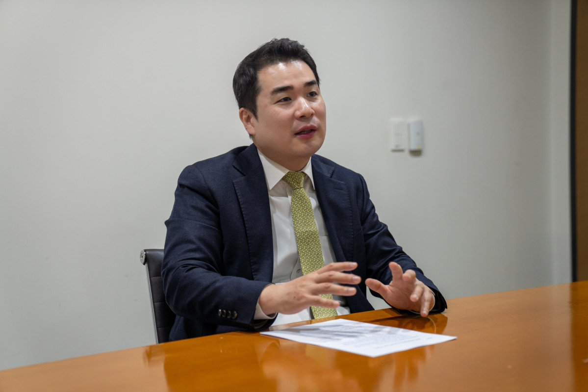 ▲문상원 삼정KPMG ESG비즈니스그룹 상무가 최근 서울 강남구 역삼동 삼정KPMG 본사에서 이투데이와 만나 인터뷰를 진행하고 있다. (사진= 삼정KPMG)