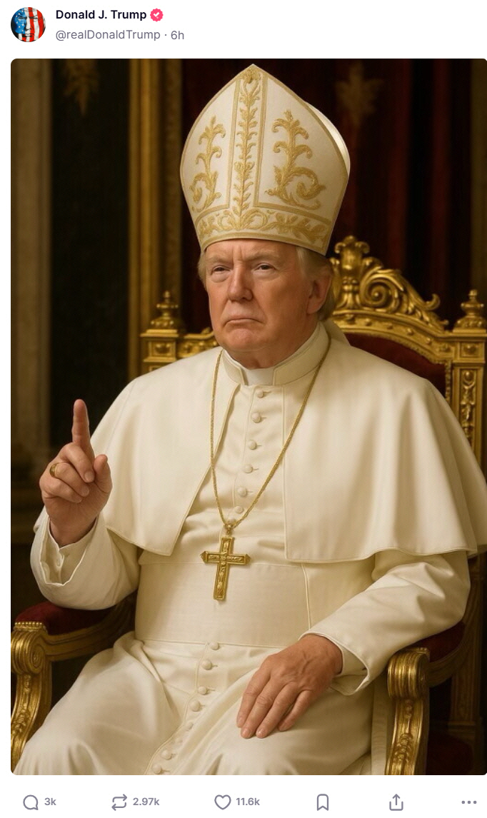 ▲트루스소셜 캡처.