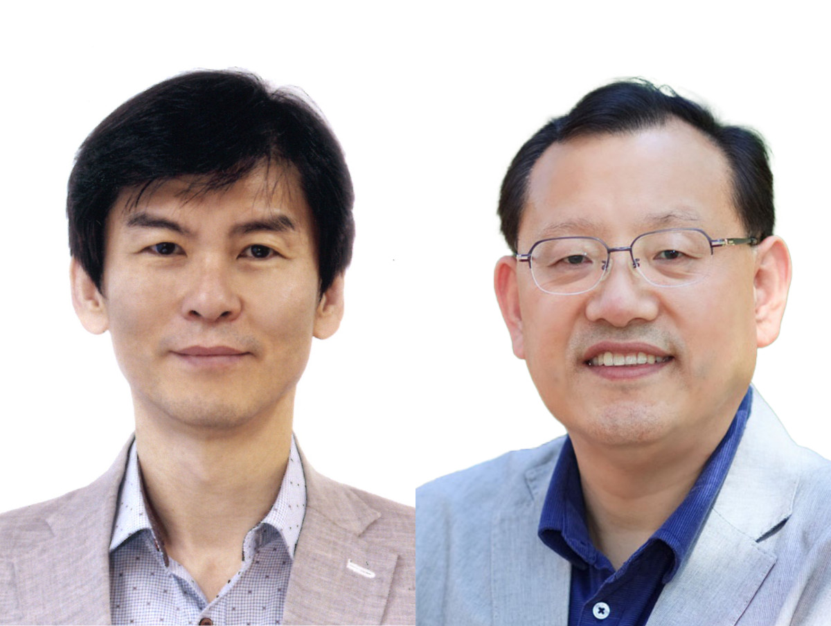▲제34회 수당상 수상자로 선정된 이효철(왼쪽) 한국과학기술원(KAIST) 화학과 교수와 이중희 전북대학교 나노융합공학과 석좌교수. (사진제공=삼양그룹)
