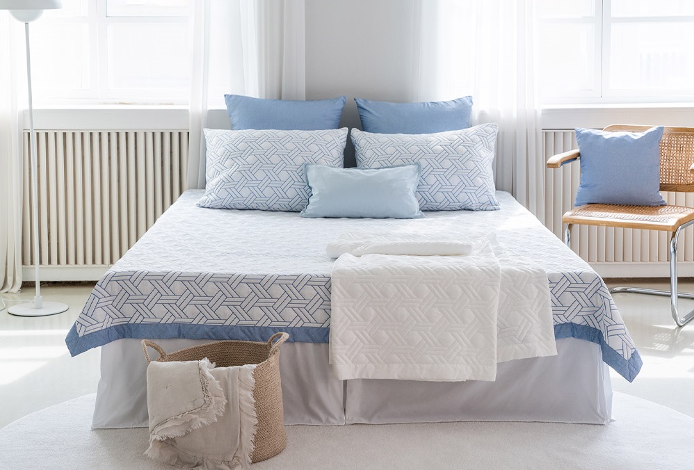 ▲도레이첨단소재 '스노렌'을 적용한 냉감 패드 (사진제공=도레이첨단소재)