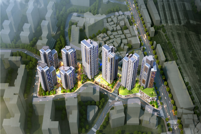 ▲용산구 청파동1가 46번지 일대 역세권 장기전세주택 조감도. (사진제공=서울시)