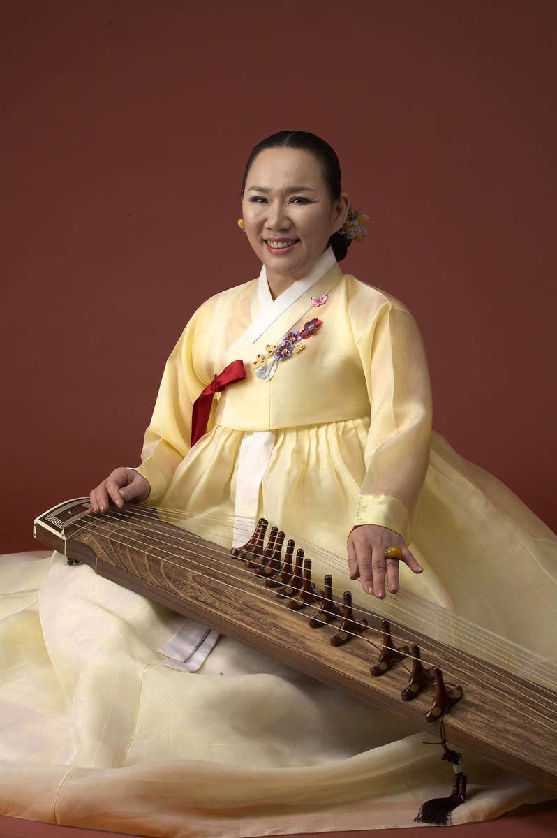 ▲가야금 병창 보유자로 인정 예고된 정옥순 씨 (국가유산청)