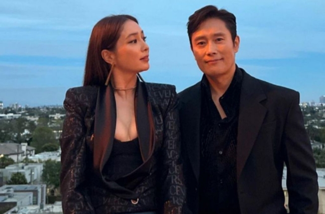 ▲이민정-이병헌 부부. (출처=이민정SNS)