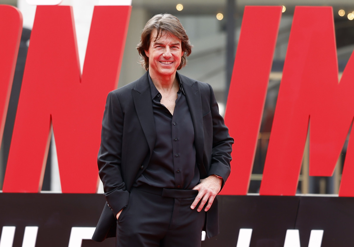 ▲톰 크루즈가 18일(현지시간) 뉴욕링컨센터에서 열린 액션 영화 ‘미션 임파서블: 파이널 레코닝(미션 임파서블 8)’의 뉴욕 시사회 레드카펫에 등장했다. 뉴욕/UPI연합뉴스 