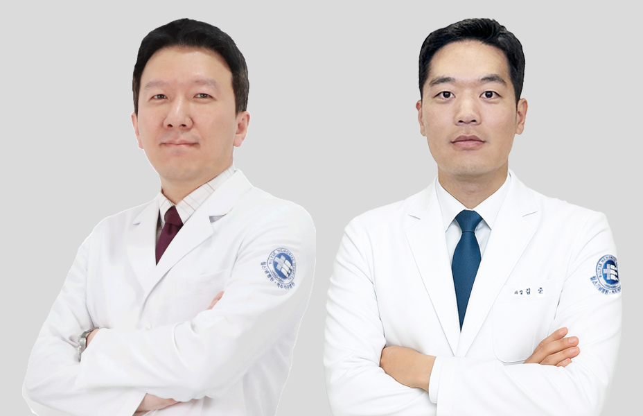 ▲수원 윌스기념병원  오근 원장과 비뇨의학과 김준 원장. (수원 윌스기념병원)
