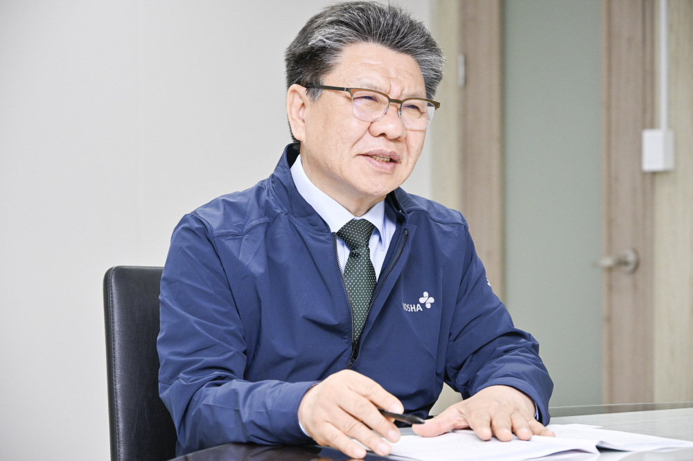 ▲김현중 안전보건공단 이사장이 22일 서울 중구 안전보건공단 서울광역본부에서 이투데이와 인터뷰를 하고 있다. 조현호 기자 hyunho@ (이투데이DB)