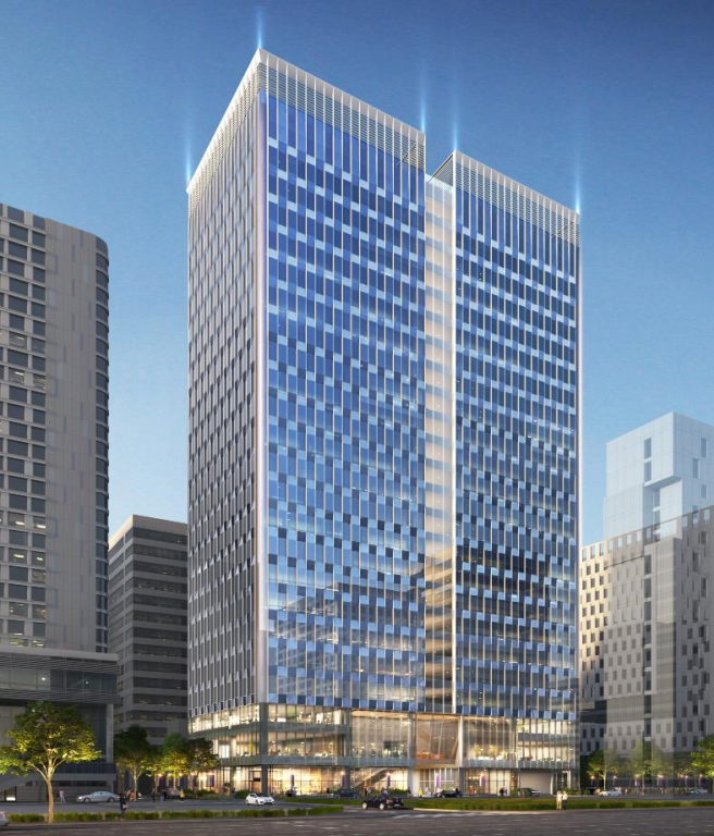 ▲을지로3가 도시정비형 재개발구역 제1·2지구 오피스빌딩 조감도. (사진제공=자이에스앤디)