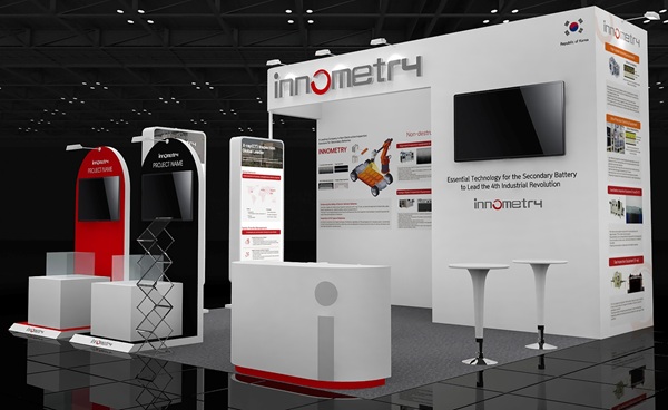 ▲이노메트리 더 배터리쇼 2025 부스 조감도