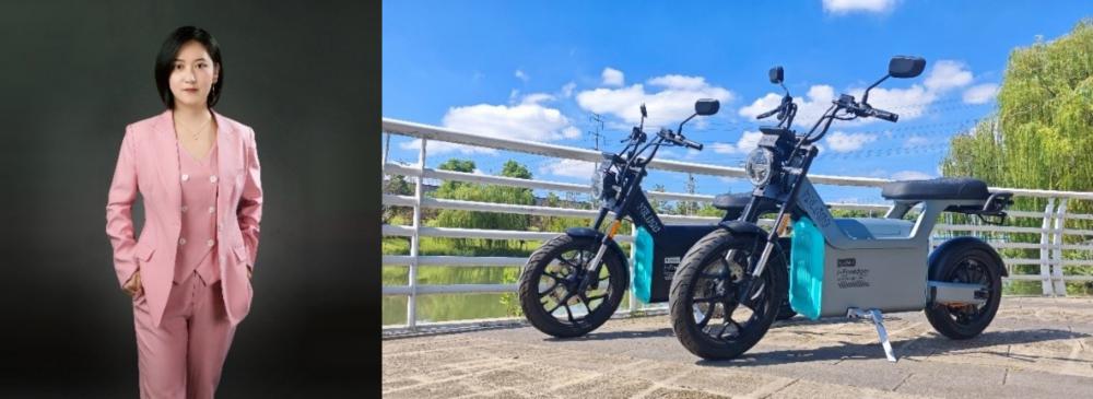 ▲주몽 대표와 Yolo01 모델 (일렉사 제공)