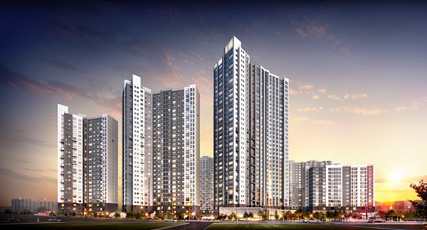 ▲‘리버센 SK뷰 롯데캐슬’ 조감도