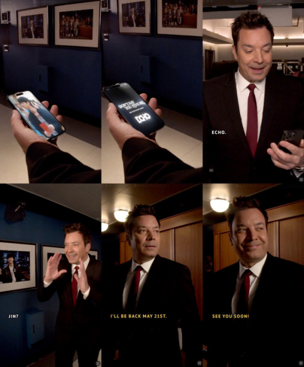 ▲NBC '지미팰런쇼' 출연 예고 영상(사진='지미팰런쇼' SNS)