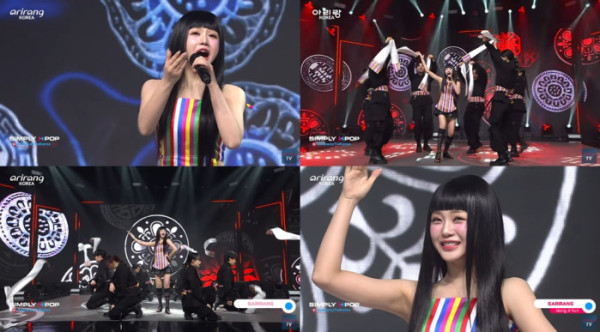 ▲홍지윤(사진 = 아리랑TV '심플리 케이팝: 게이트웨이 투 코리아' 방송 캡처)