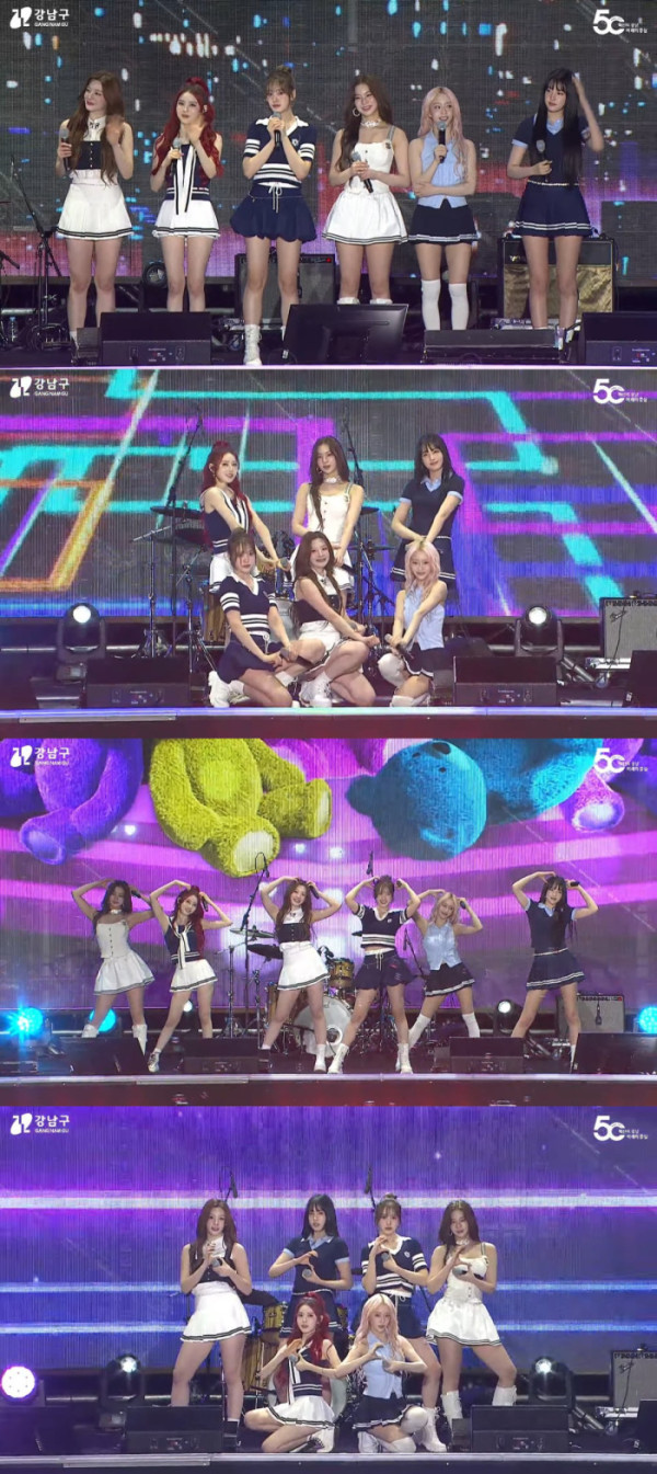 ▲스테이씨(사진 = 유튜브 채널 ‘강남구’ )