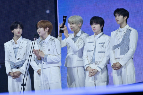 ▲NCT WISH 'ASEA 2025' 수상(사진제공=SM엔터테인먼트)