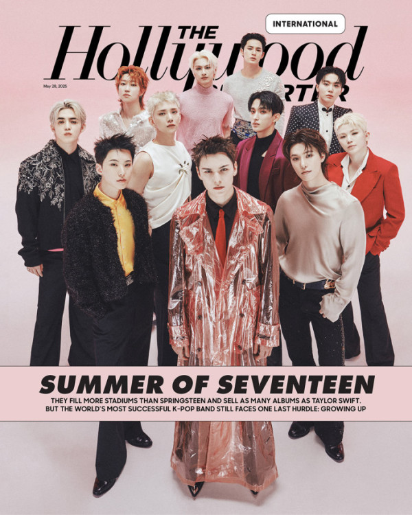 ▲세븐틴(사진 출처 : ‘더 헐리우드 리포터(The Hollywood Reporter)’)