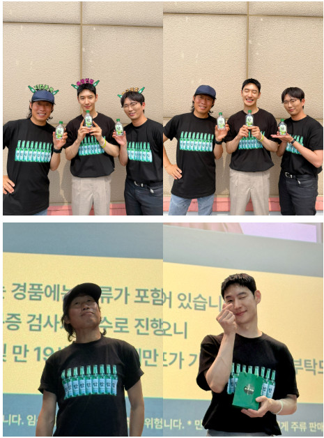 ▲‘소주전쟁’ 무대인사(사진제공=쇼박스)