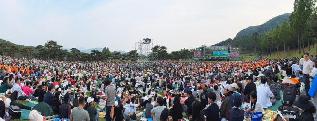 ▲서원밸리 골프장에서 진행된 그린콘서트 모습. (사진제공=대보그룹)