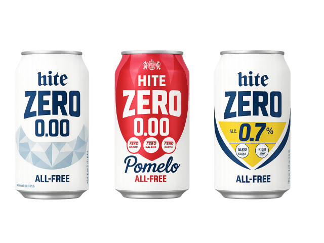 ▲하이트 제로 제품 라인업 (사진제공=하이트진로)