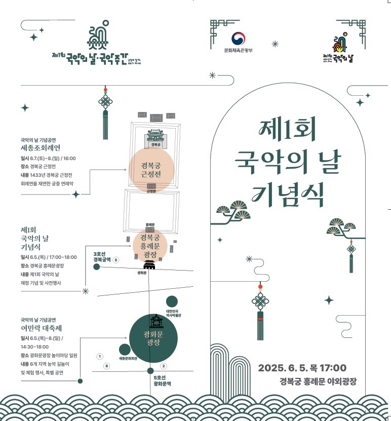 ▲제1회 국악의 날 포스터 (문화체육관광부)