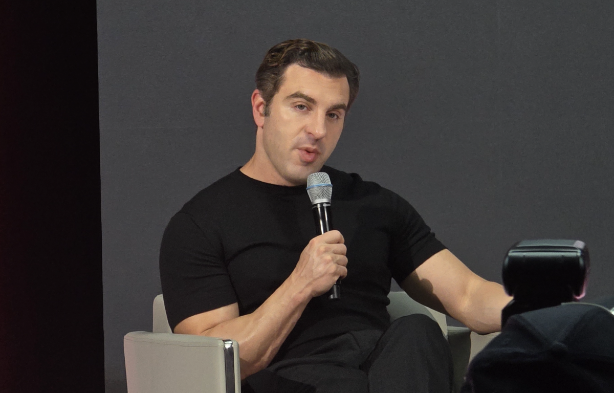 ▲브라이언 체스키 에어비앤비 공동 창업자 겸 CEO (배근미 기자 athena3507@)