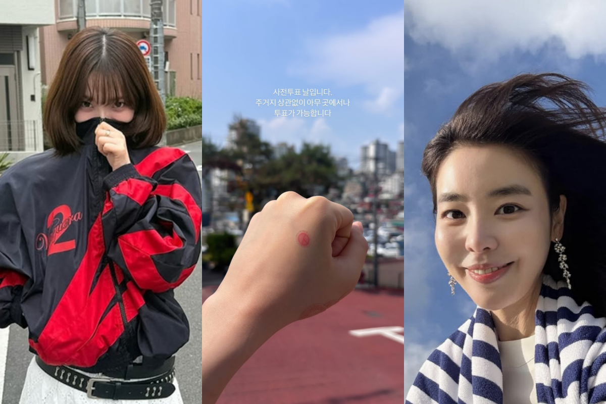 ▲(출처=카리나, 이채연, 김규리 인스타그램 캡처)